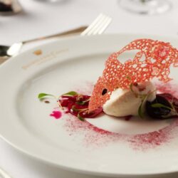 St Tola goats cheese”, by Executive Head Chef David McCann