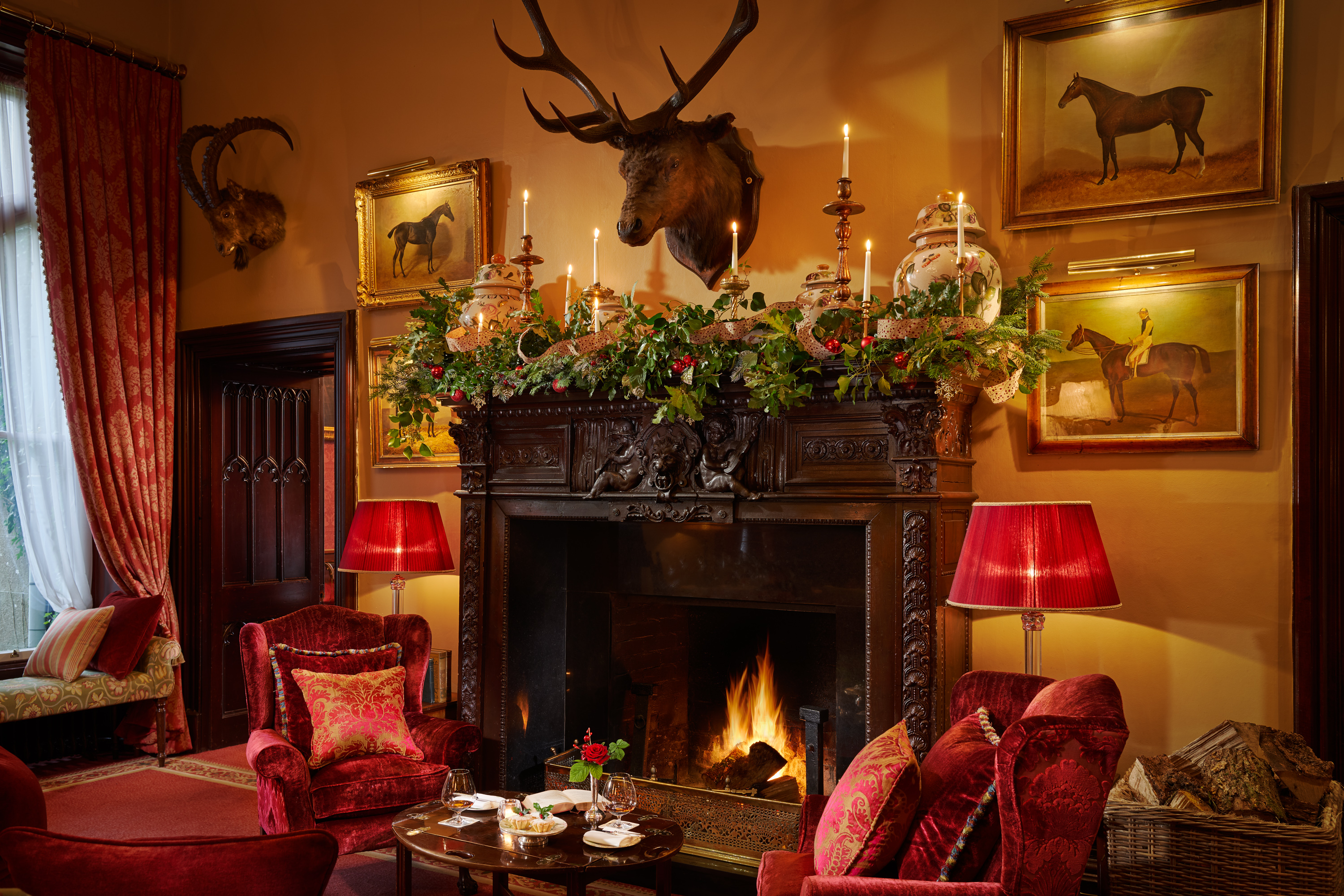 Dromoland Christmas Fireplace in Gallery 
