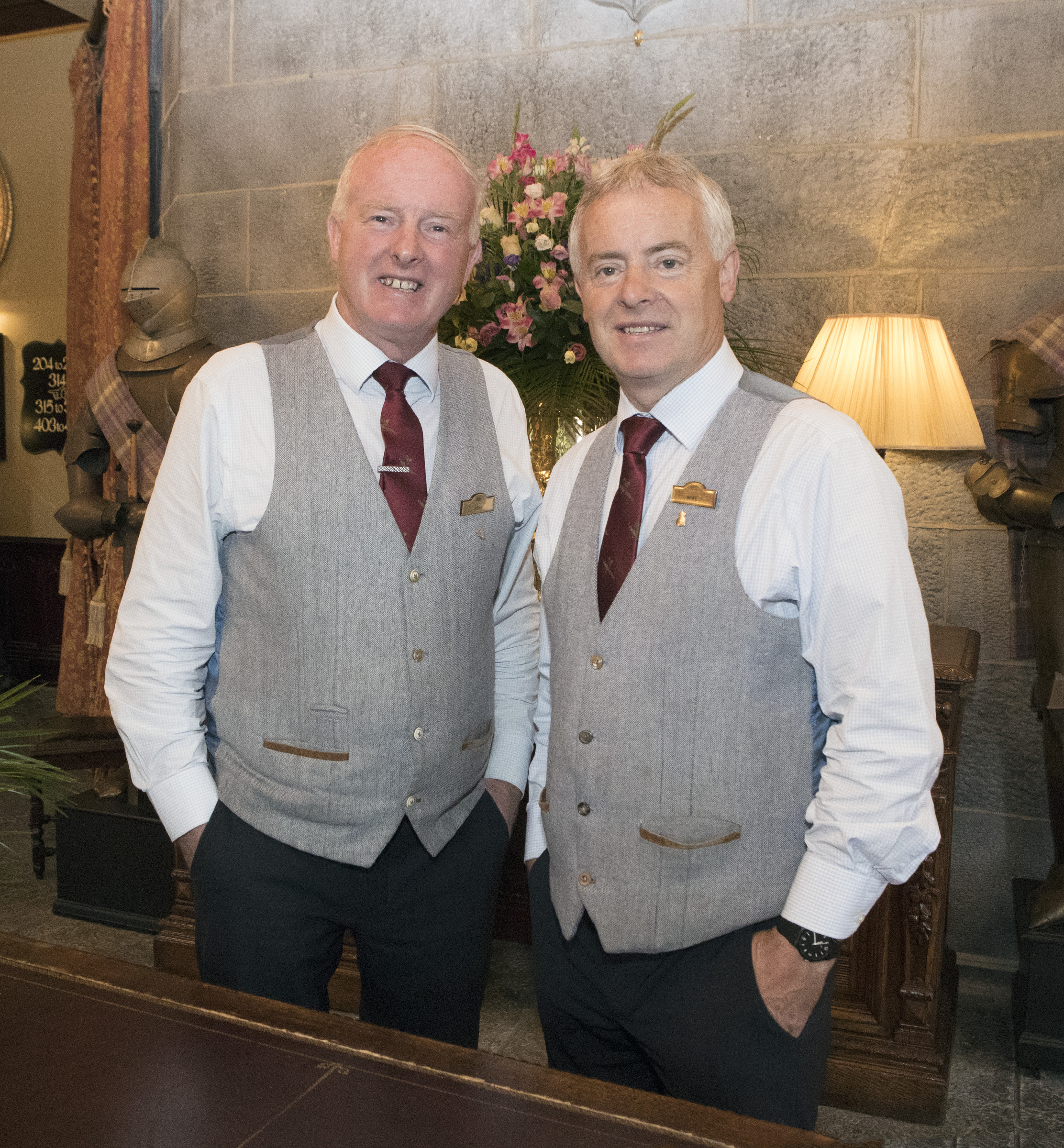 John and Mike O'Connor, Dromoland Castle Hotel