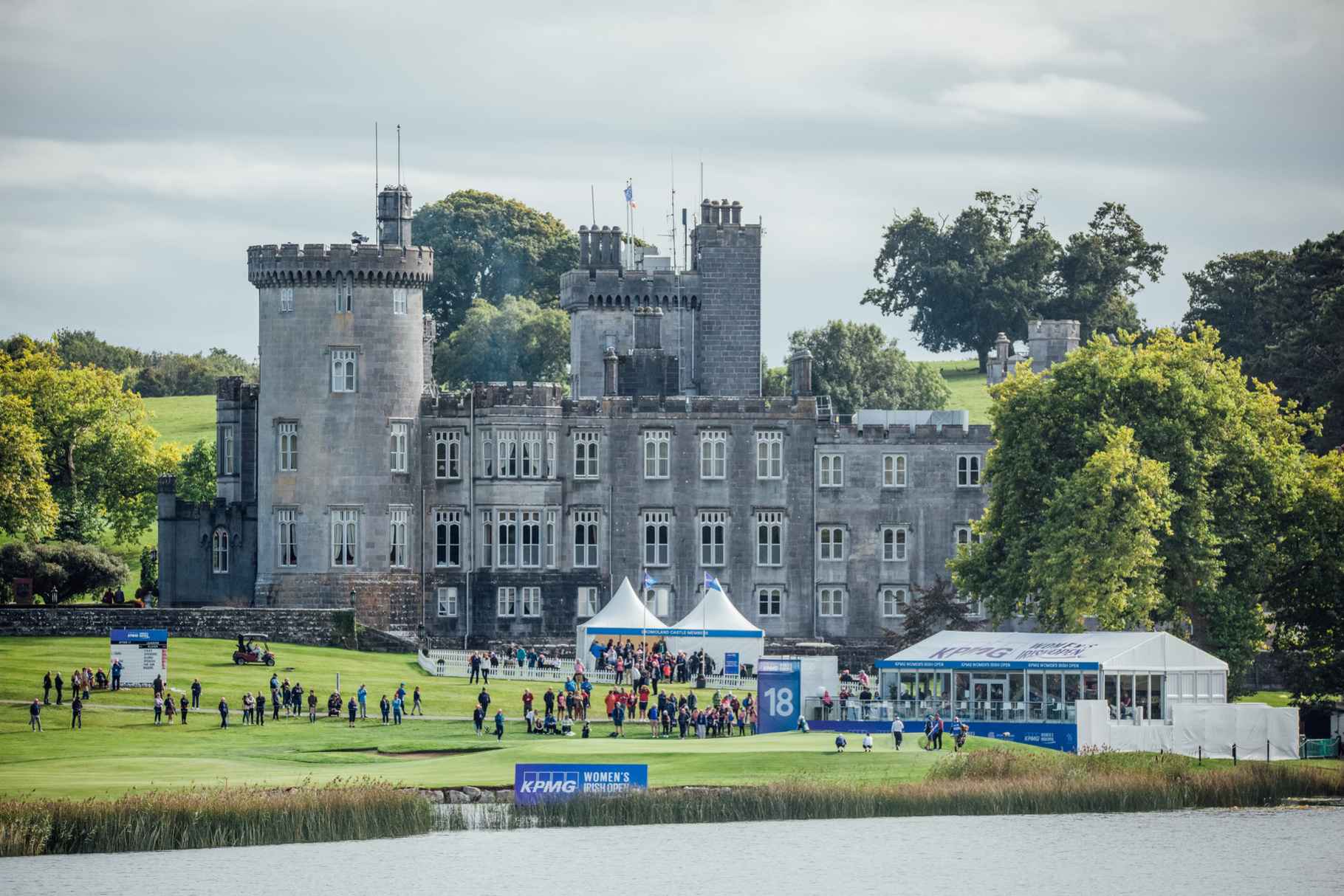 No Repro Fee
 in the third round of the KPMG Women's Irish Open in Dromoland Castle Golf Club, Newmarket On Fergus, Clare today.
Pic. Brian Arthur
