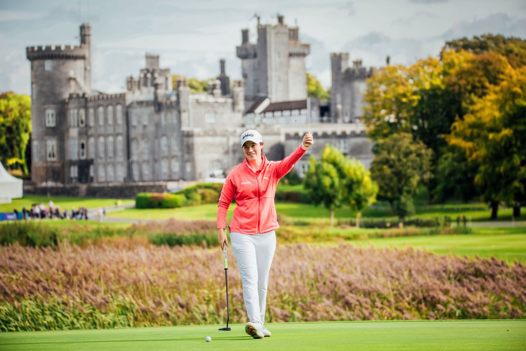 No Repro Fee
Leona Maguire pictured playing Wednesdays Pro-Am day at the KPMG Women's Irish Open in Dromoland Castle Golf Club, Newmarket On Fergus, Clare today as The Ladies European Tour returns to Irish shores for the first time since 2012 .
Pic. Brian Arthur